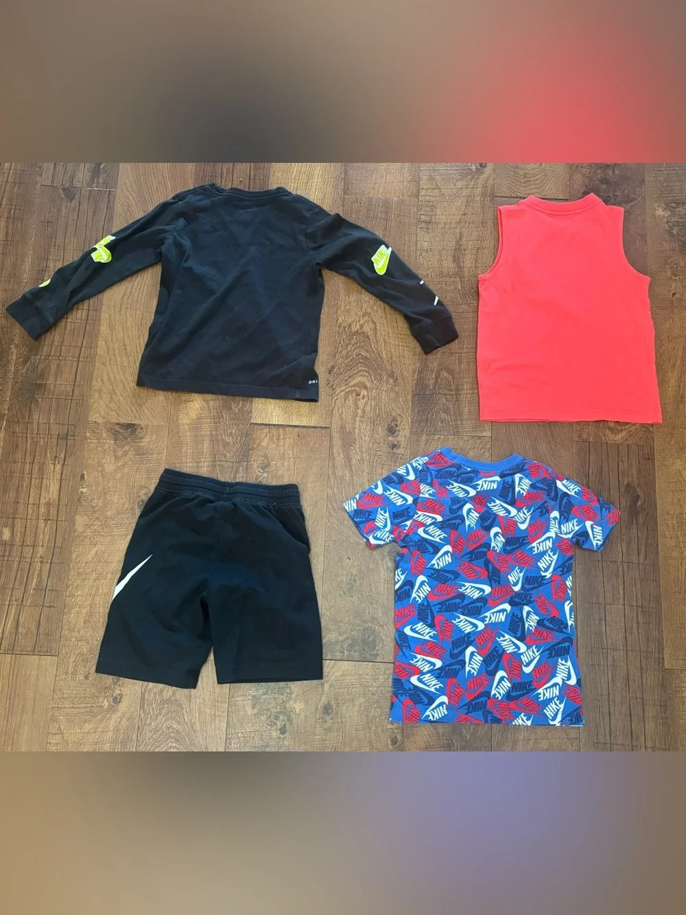Nike boy youth bundle 4 pieces XS extra small 7, 6-7 years shorts tank shirts